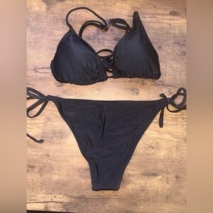 NWOT Black Women's Swimwear Bikini Set